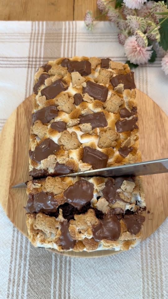 Chocolate S'Mores Banana Bread