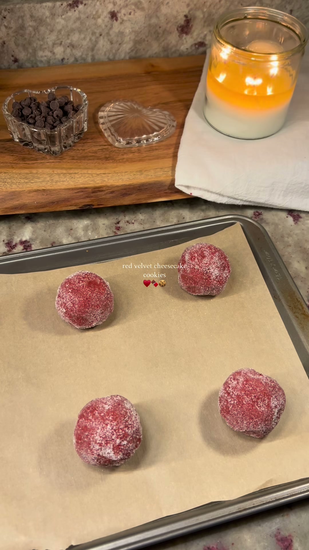 Red Velvet Cheesecake Cookies Wait Bc These Were