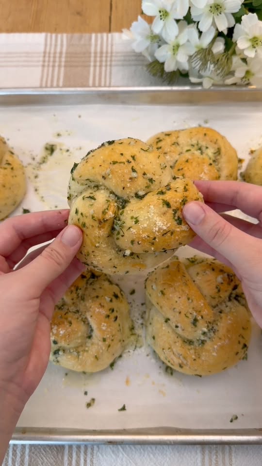 Cheese Stuffed Garlic Knots
