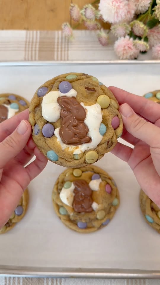 Easter M&M S'Mores Cookies