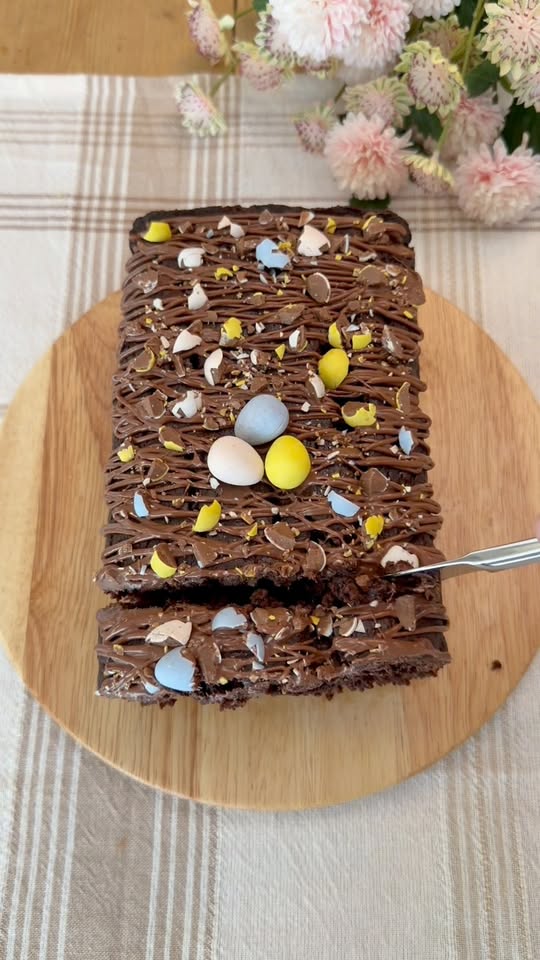 Double Chocolate Mini Egg Banana Bread
