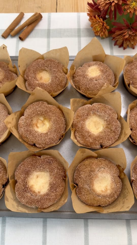 Apple Cider Cream Cheese Muffins