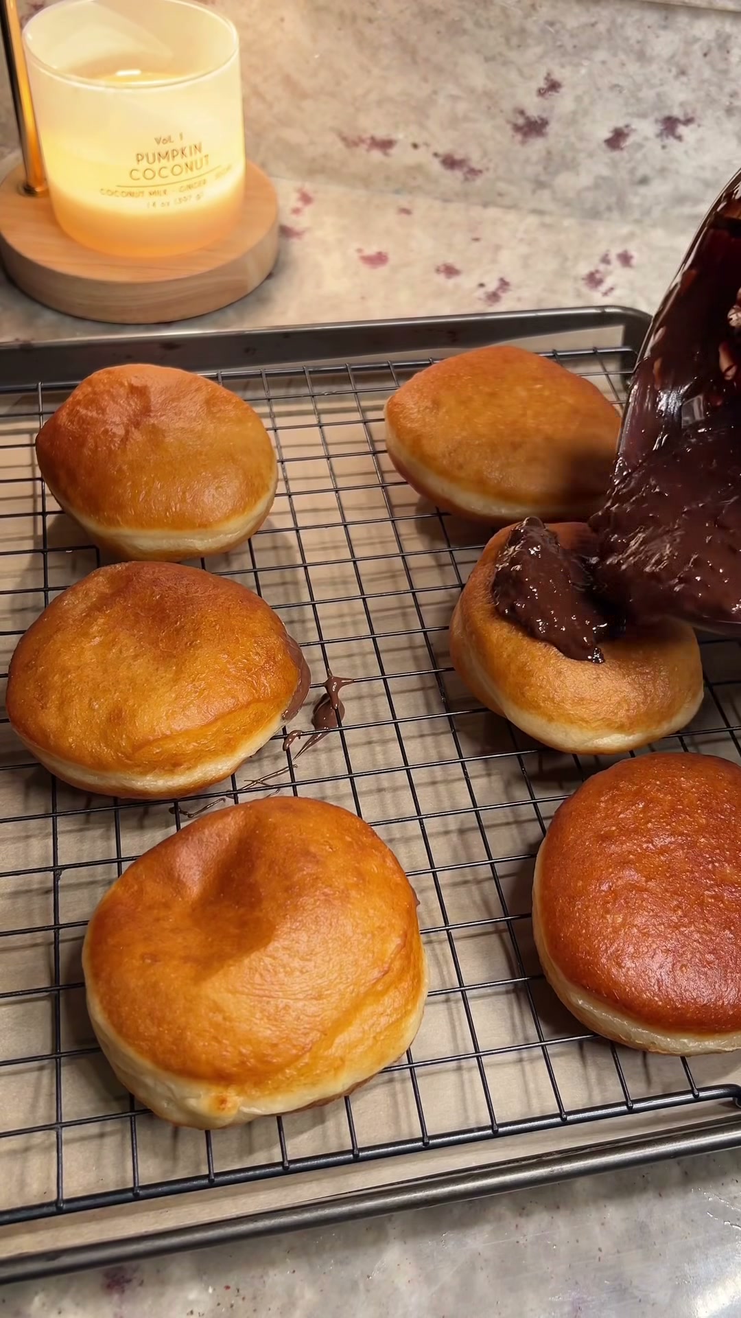 Ferrero Rocher Inspired Donuts