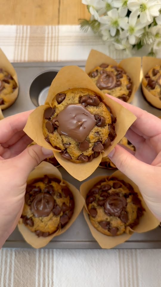 Banana Nutella Muffins