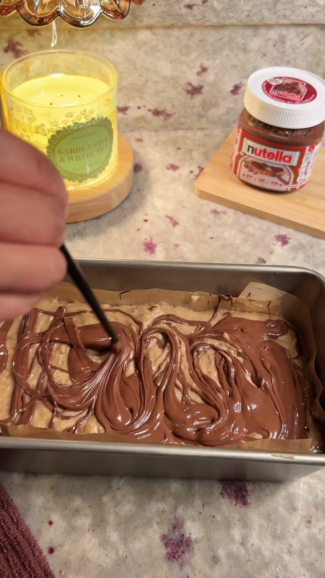 Nutella Banana Bread