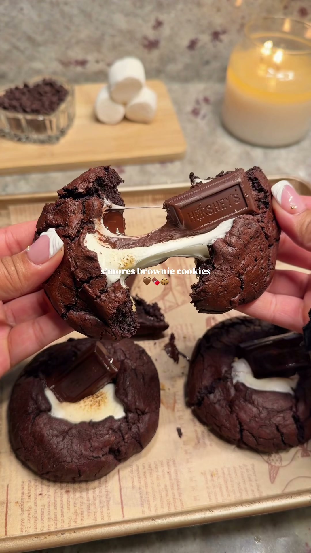 Brownie S’Mores Cookies