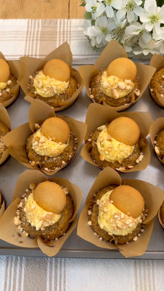 Banana Pudding Muffins