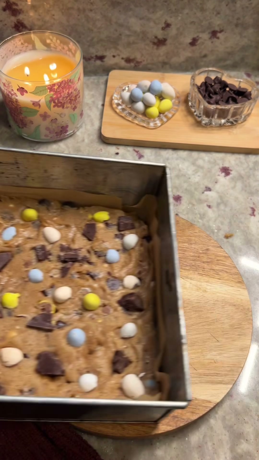 Mini Egg Chocolate Chip Blondies