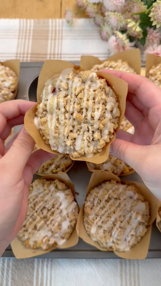 Strawberry Cheesecake Muffins