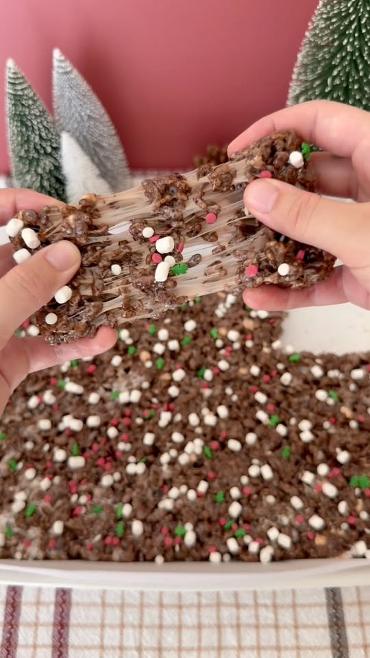 Hot Cocoa Rice Krispie Treats