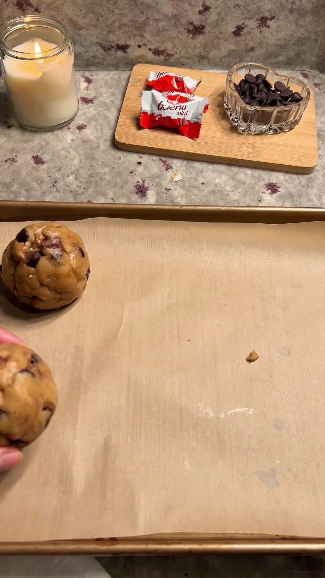 Kinder Bueno Stuffed Cookies For Nyc Style