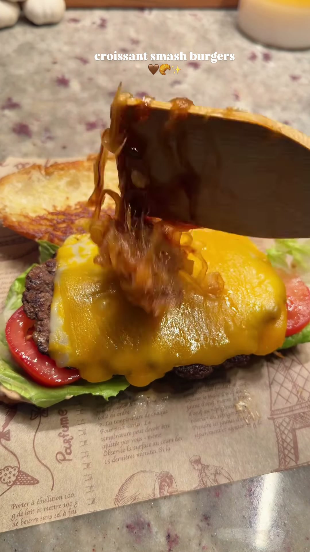 Croissant Smash Burgers