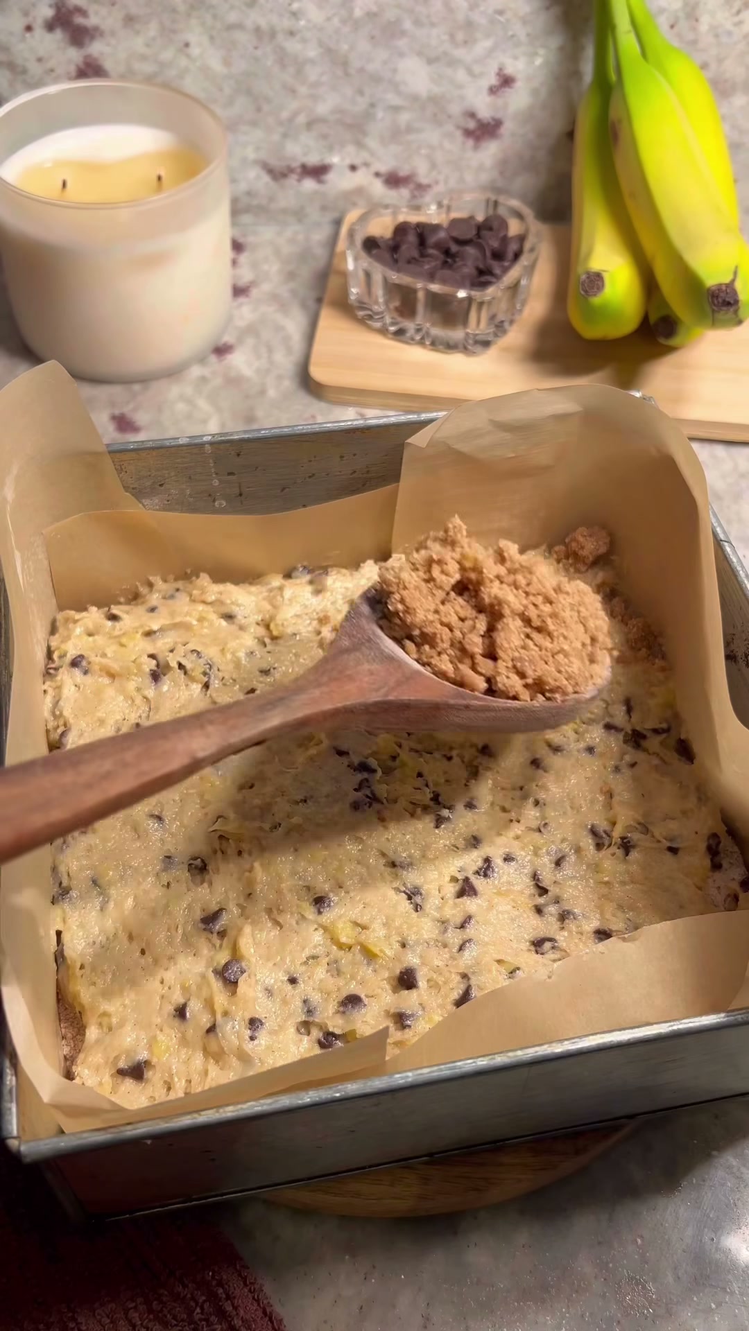 Brown Butter Chocolate Chip Banana Bread Coffee Cake