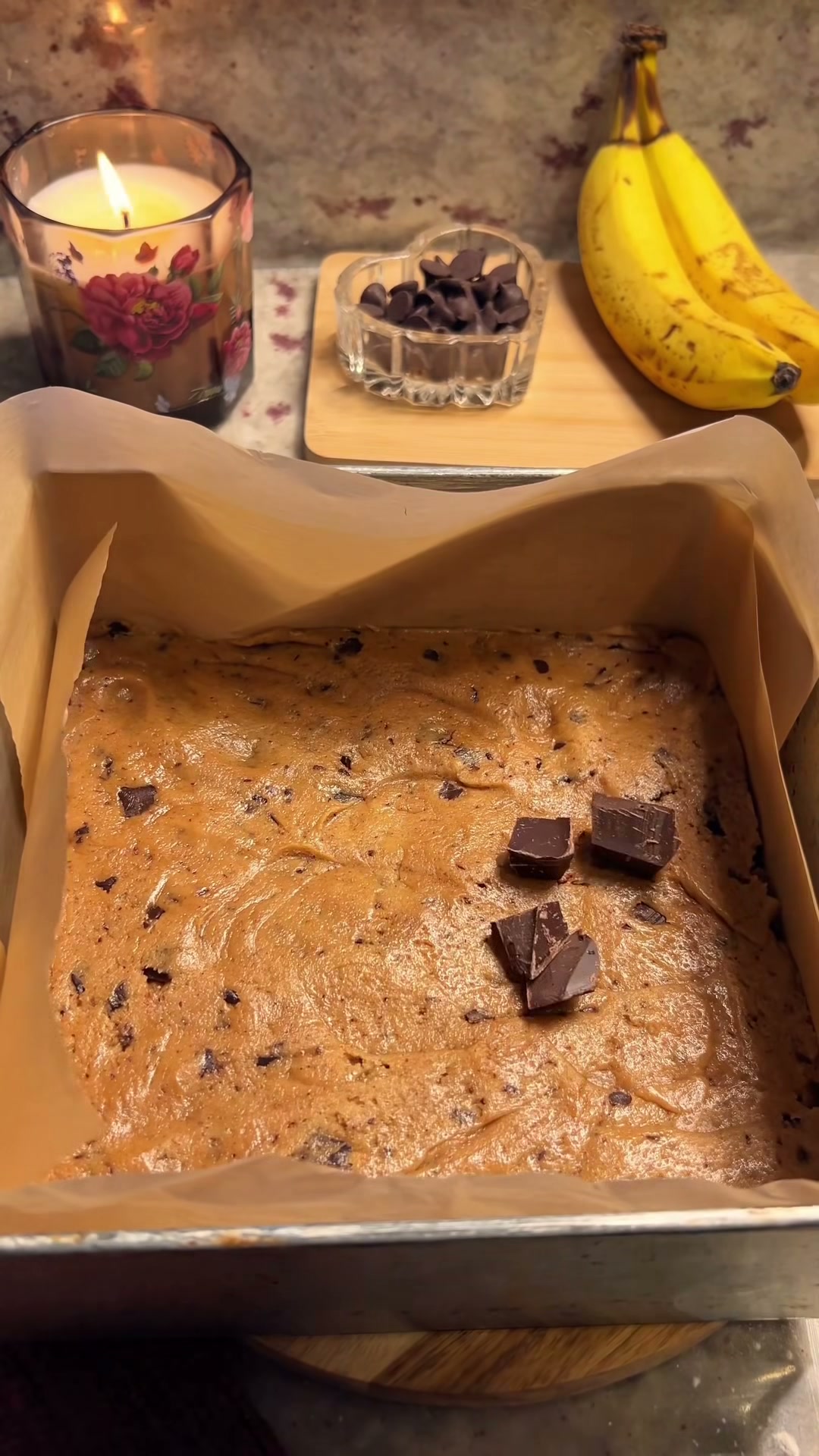 Chocolate Chip Banana Bread Cookie Bars