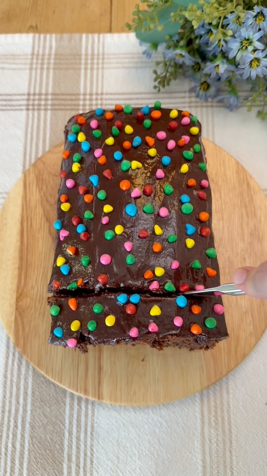 Cosmic Brownie Loaf Cake