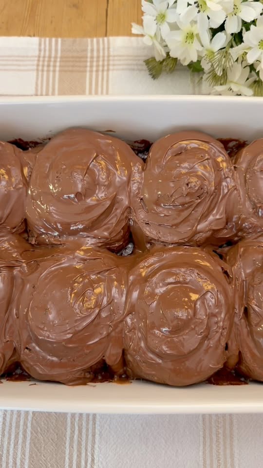Chocolate Nutella Cinnamon Rolls