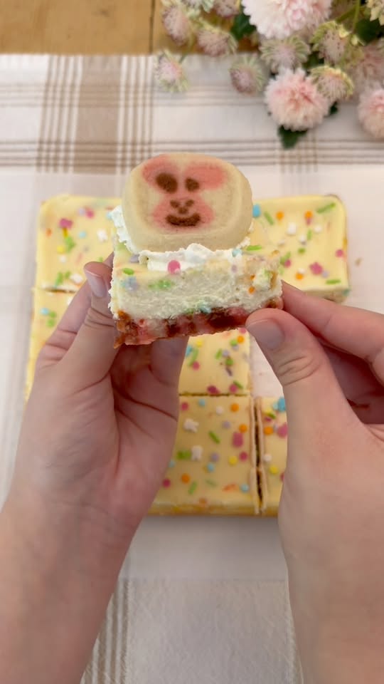 Easter Cookie Cheesecake Bars