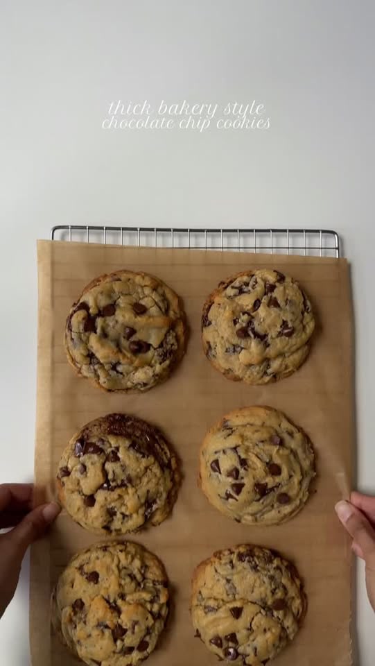 Bakery style chocolate chip cookies