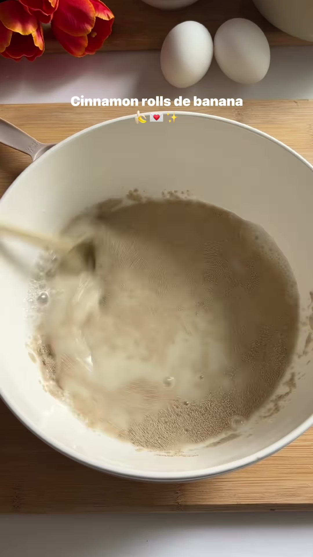 Soft banana cinnamon rolls