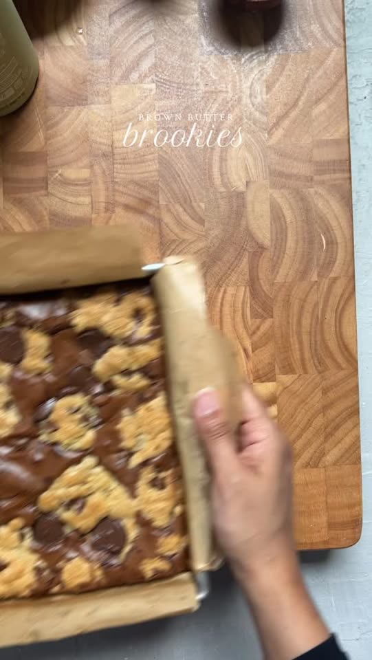 Brown butter brookies