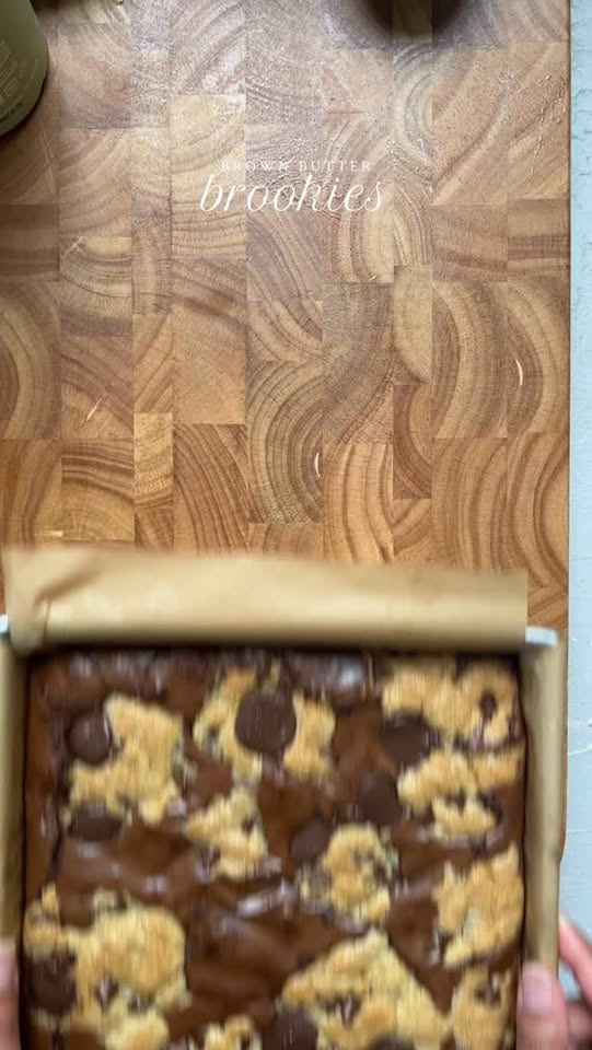 Brown butter brookies