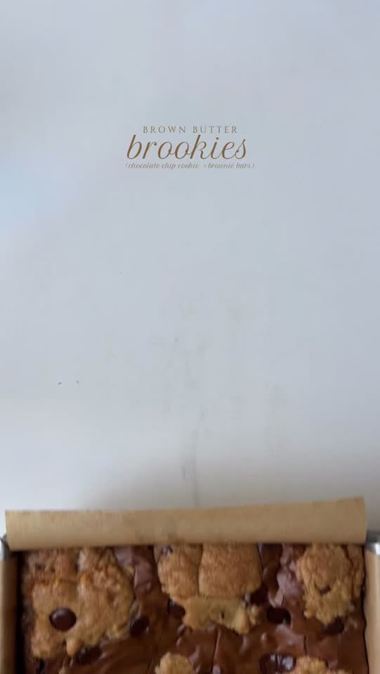 Brown butter brookies