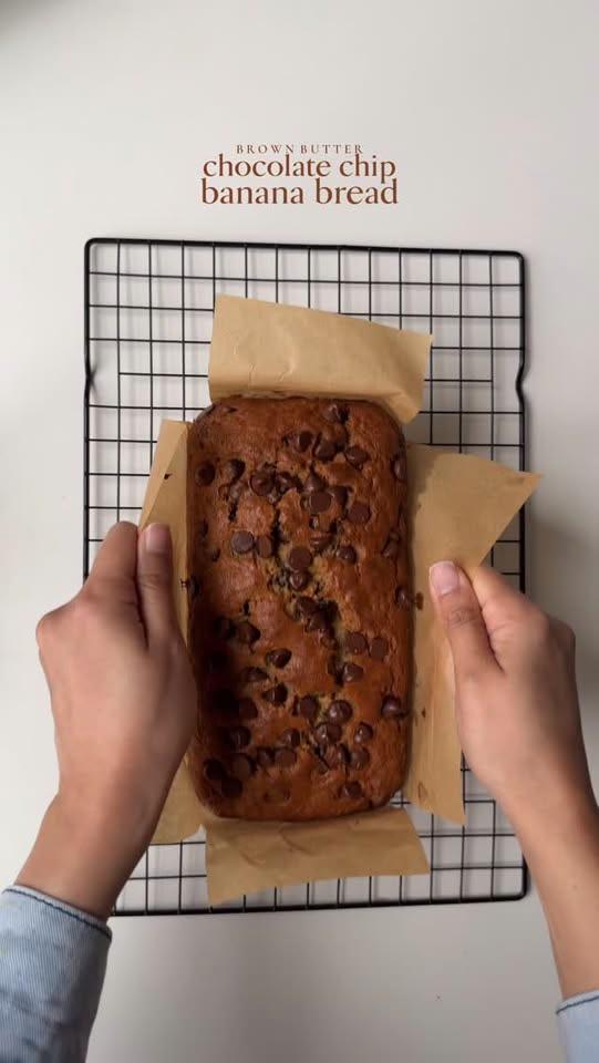 Brown butter Chocolate chip banana bread