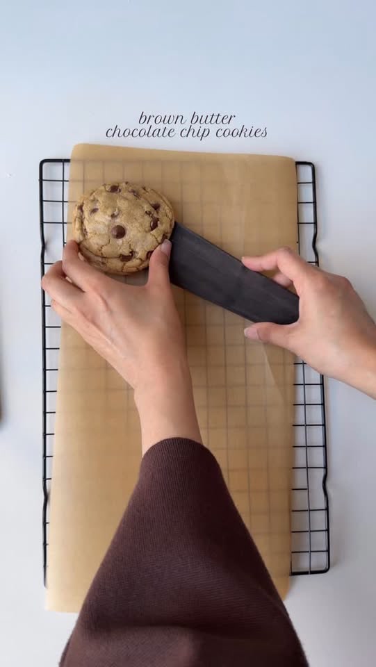 Brown butter chocolate chip cookies
