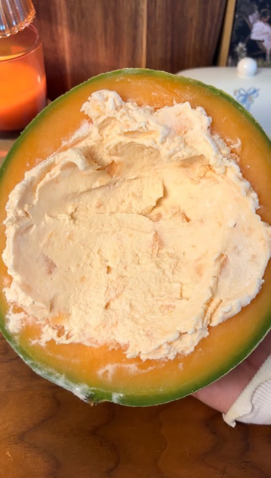 Virales 2-Zutaten-Cantaloupe-Eis