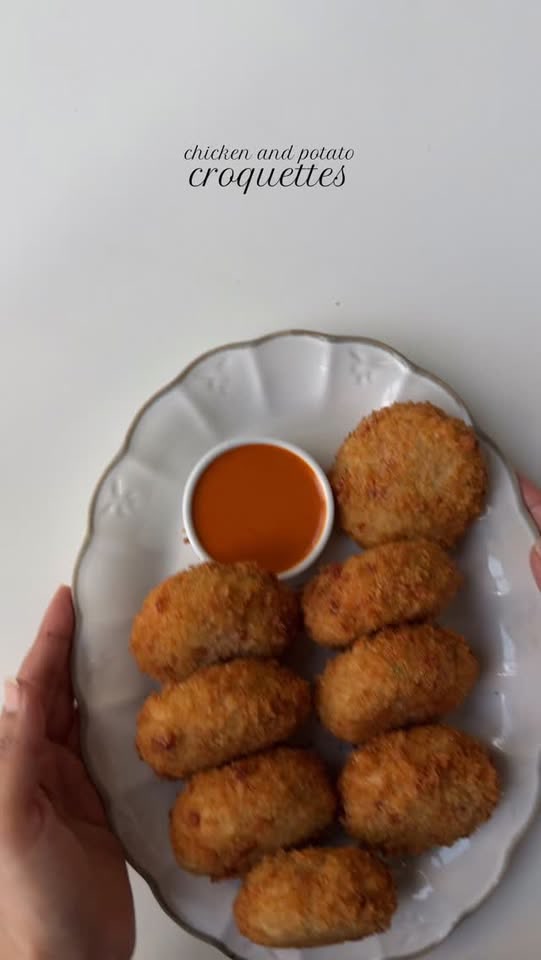 Chicken and potato croquettes