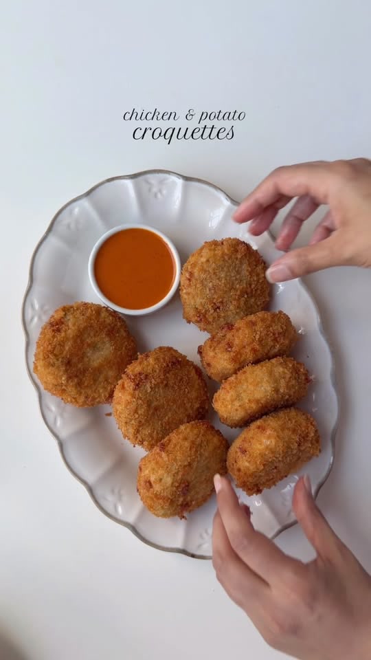 Chicken and potato croquettes