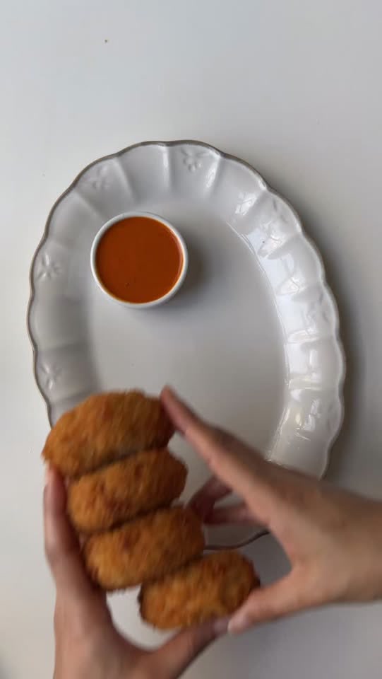 Chicken and potato croquettes
