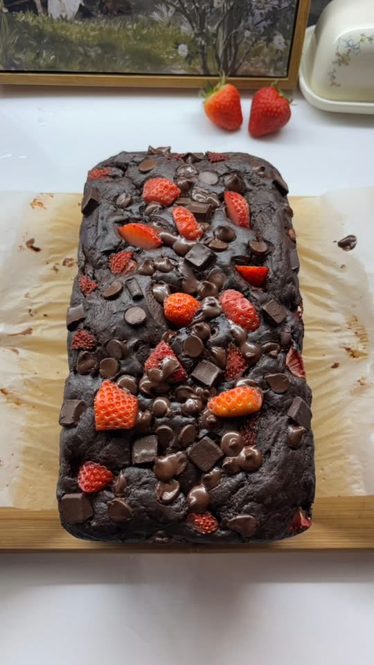 Schoko-Erdbeer-Bananenbrot
