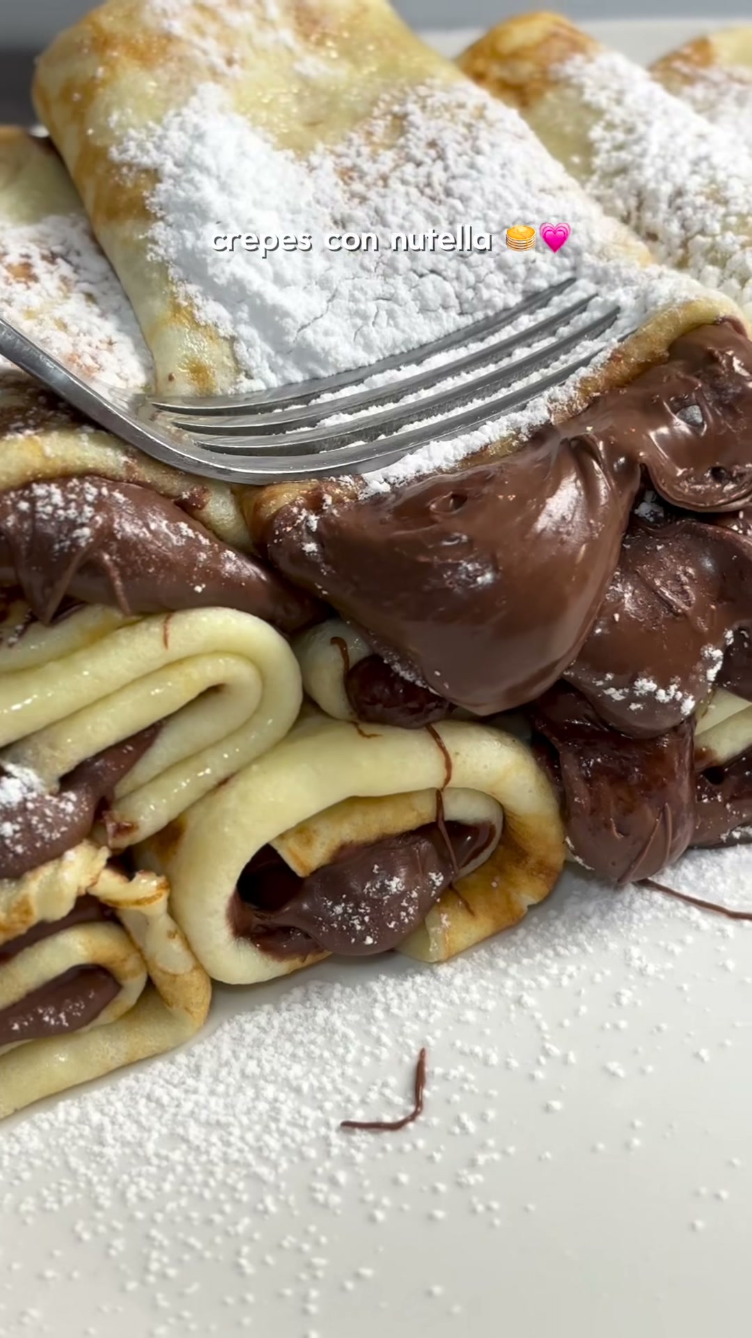 Classic Nutella crepes