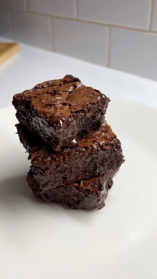 Cremig-fudgy Brownies