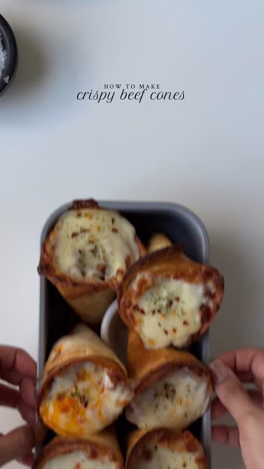 Crispy Beef Cones