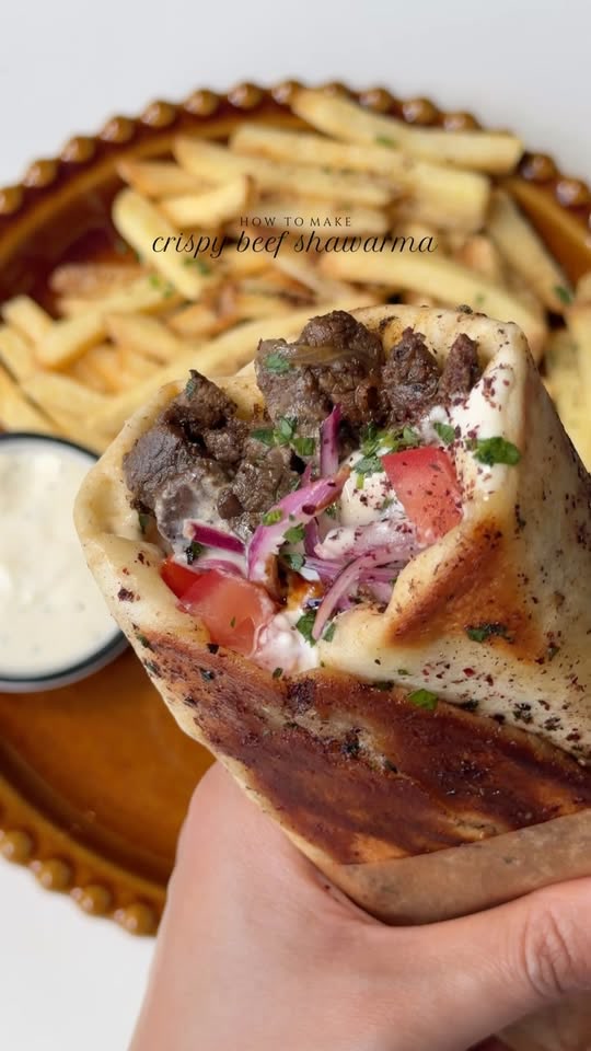 Crispy beef Shawarma