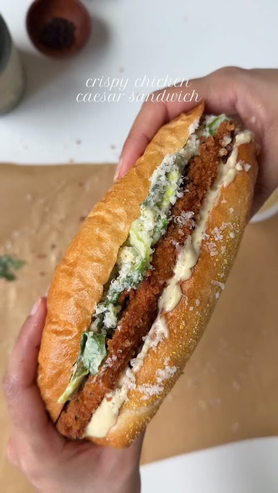 Crispy Chicken Caesar Sandwich
