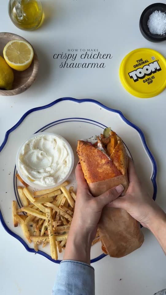 Crispy Chicken Shawarma