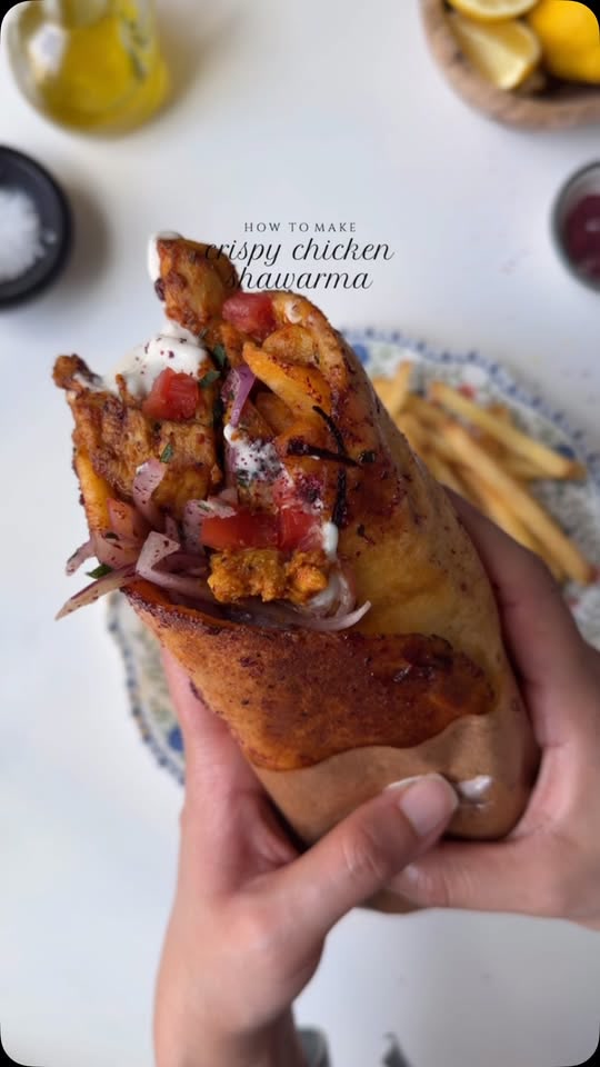 Crispy Chicken Shawarma