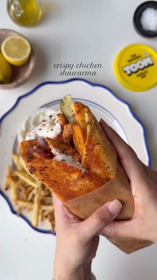 Crispy Chicken Shawarma