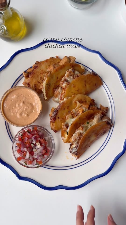 Crispy Chipotle Chicken Tacos Recipe