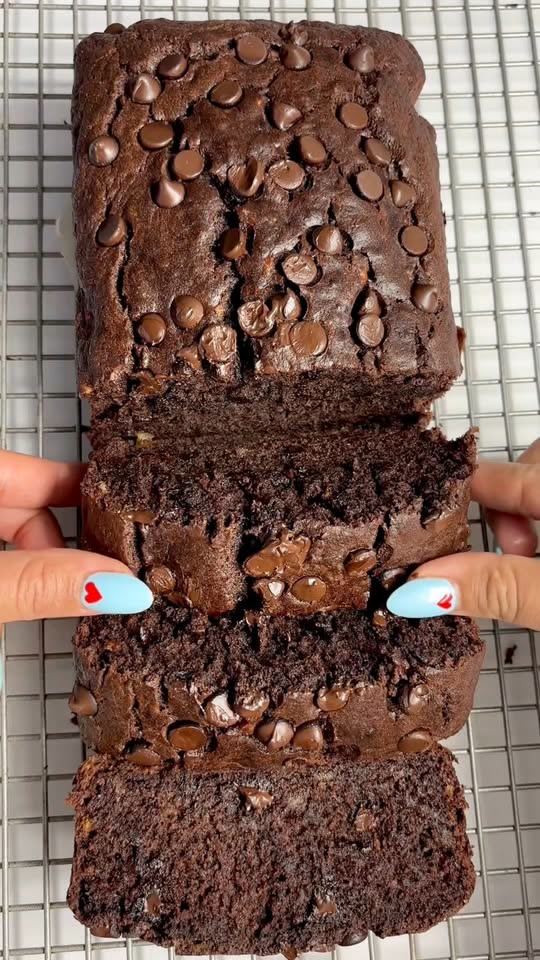 Doppeltes Schoko-Bananenbrot