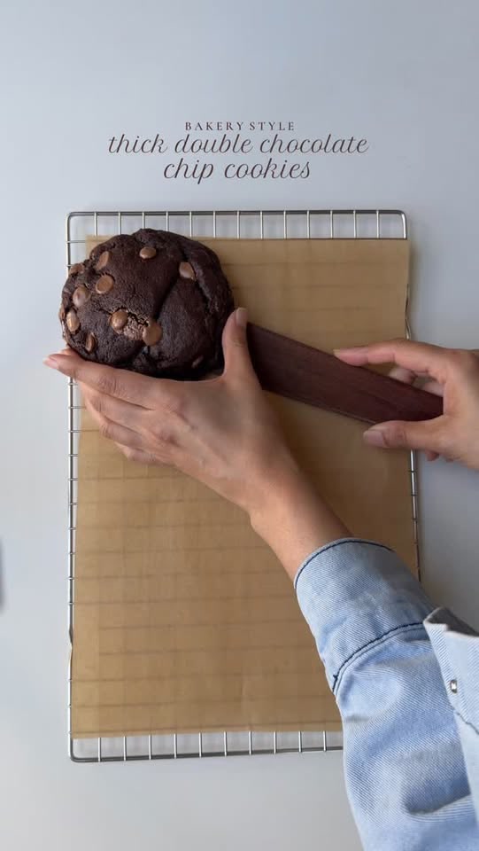Double chocolate chip cookies