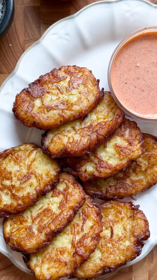 Garlic parmesan hashbrown