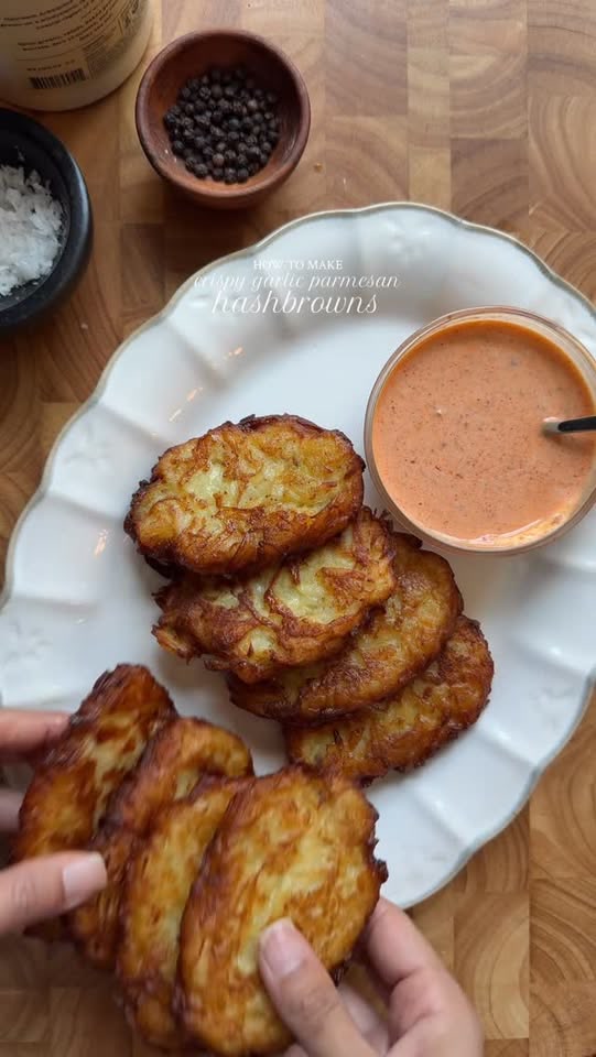 Garlic Parmesan Hashbrowns