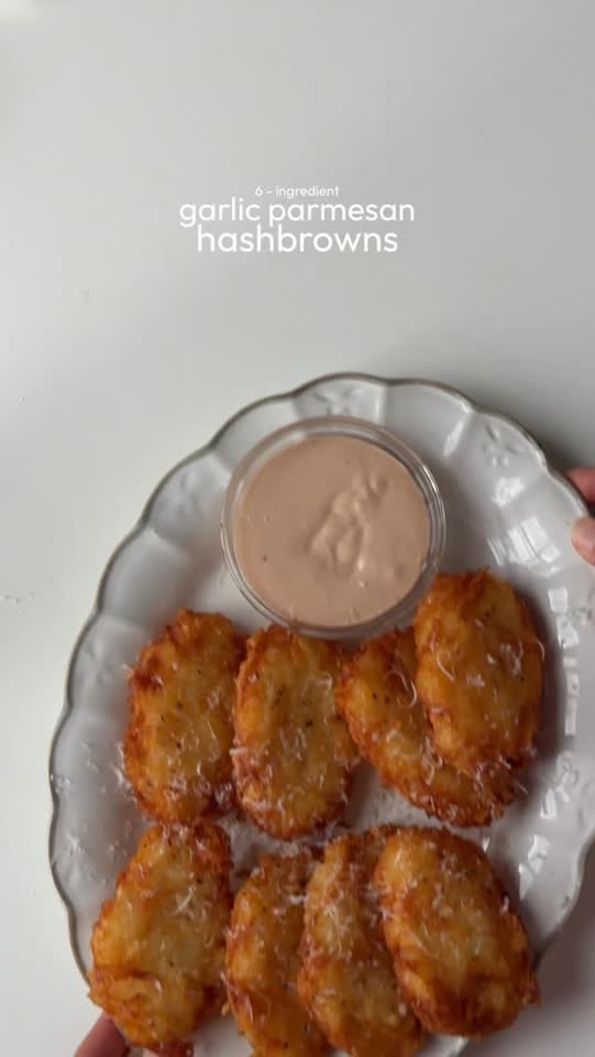 Garlic Parmesan hashbrowns