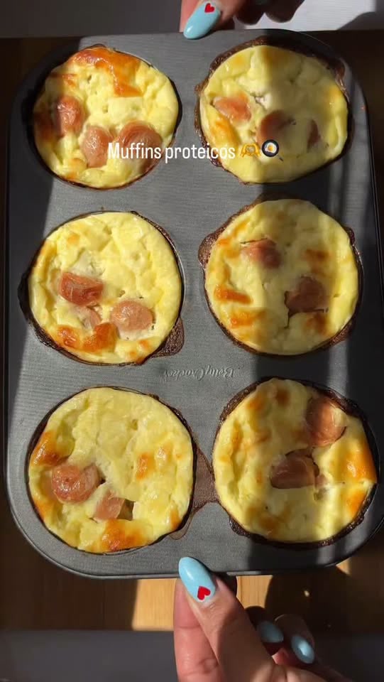 High-protein egg muffins