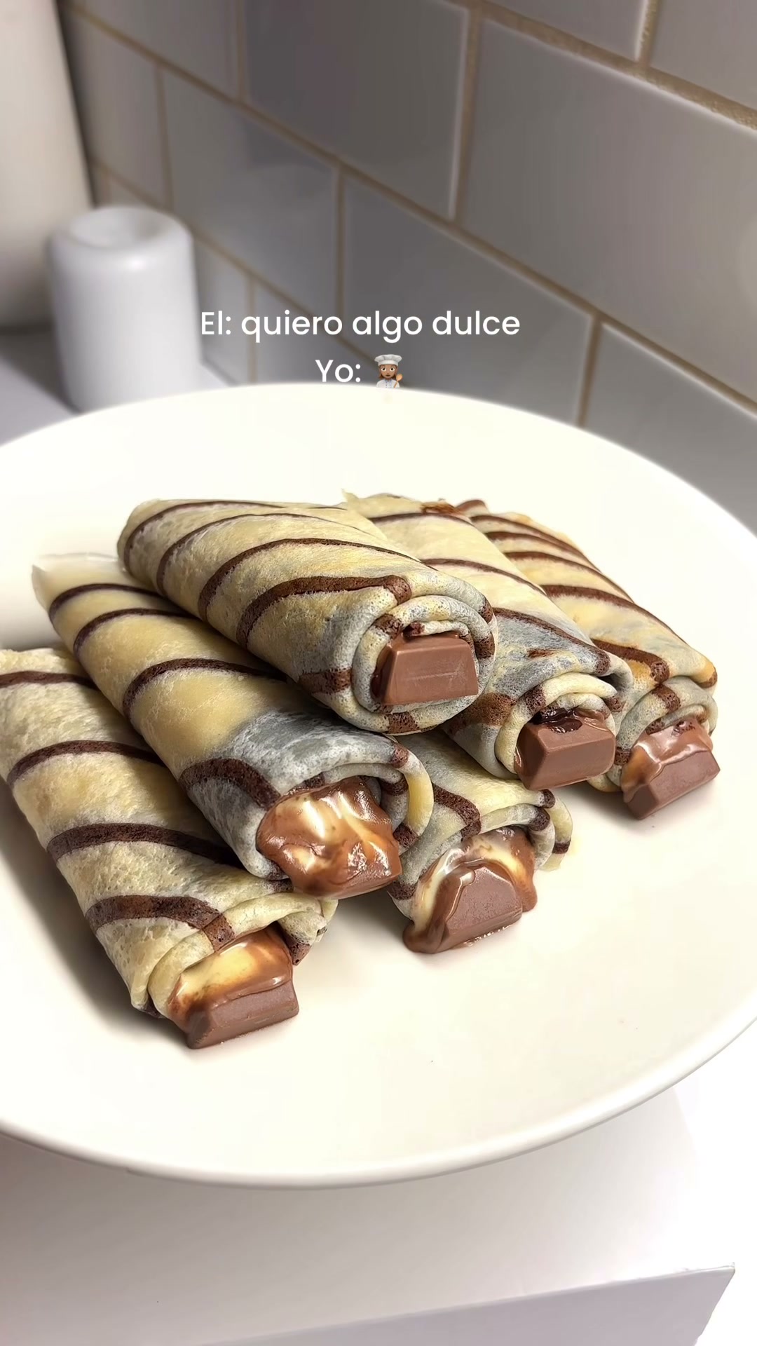 Kinder Bueno crepes
