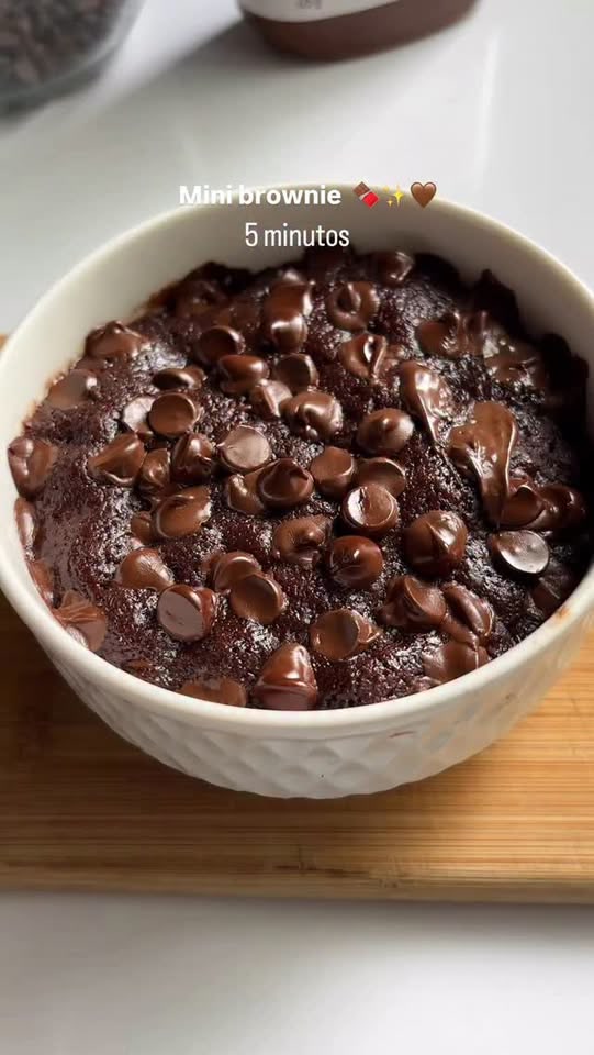 2-Minuten-Mikrowellen-Brownie im Becher
